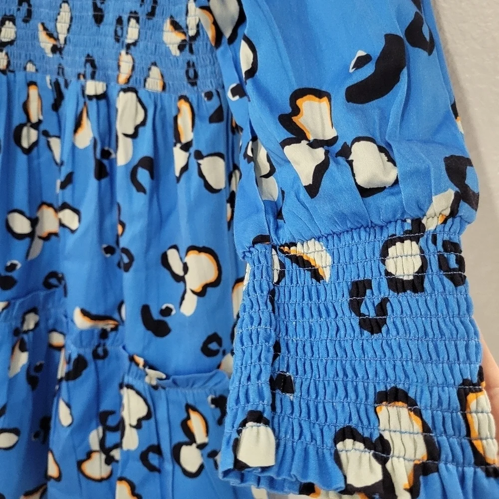 Briton Court Carolina Smocked Mini Dress, Sz M NWT - Picture 10 of 12